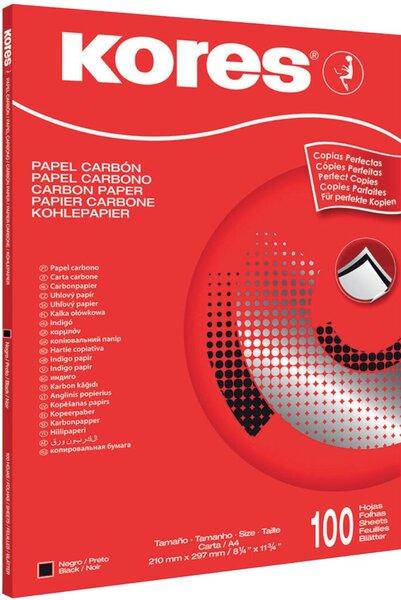 Kohlepapier, schwarz, DIN A4, Blatt