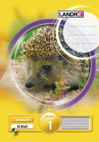 Schulheft A5, 16 Blatt, 80g, Lineatur 1