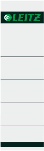 Rückenschild Karton kurz/br ws 10St für Ordner 1010