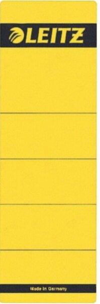 Rückenschild kurz/breit gelb 10St.