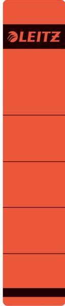 Rückenschild kurz & schmal selbstklebend, Farbe rot