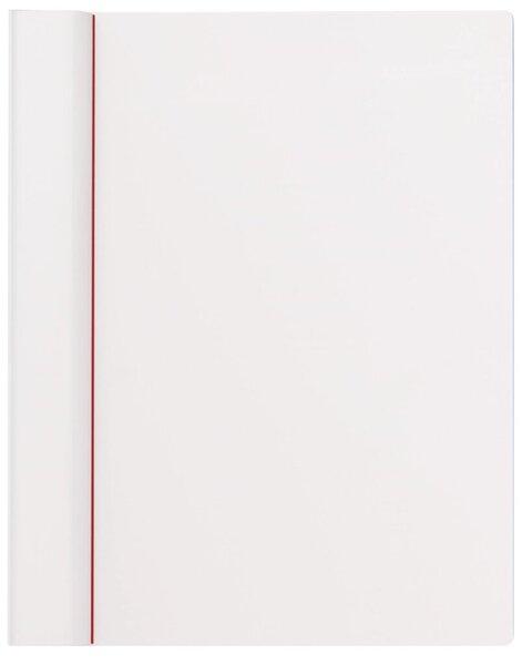 Schreibplatte A4 Kunststoff weiß Klemmer auf lange Seite # 23102