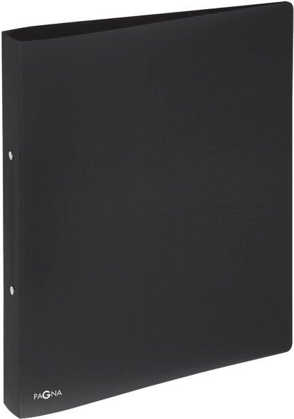 Ringbuch A4, 2 Ringe, 25 mm, PP, schwarz