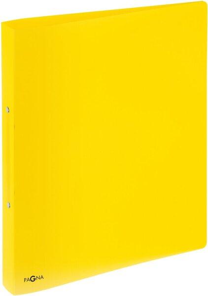 Ringbuch A4, 2 Ringe, 25 mm, PP, gelb