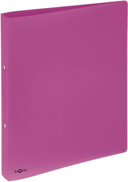 Ringbuch A4, 2 Ringe, 25 mm, PP, dunkelrosa