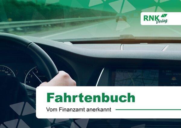 Fahrtenbuch A6 quer für PKW 32 Blatt, Schema über 2 Seiten
