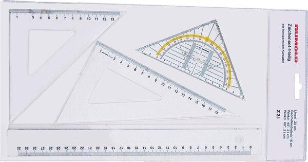Rumold Zeichenset, 4-teilig, Set bestehend aus: