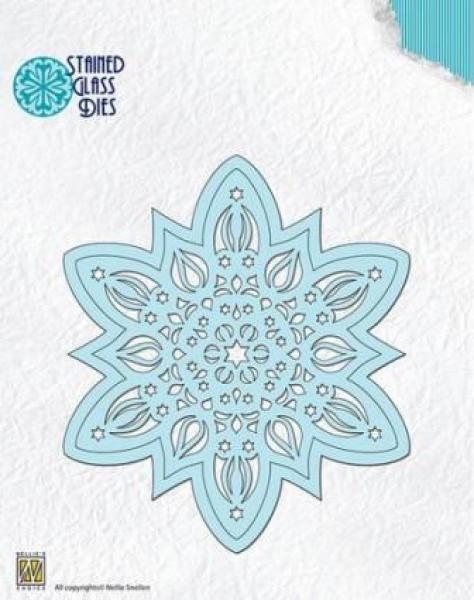 Stained Glass Dies - Christmas star