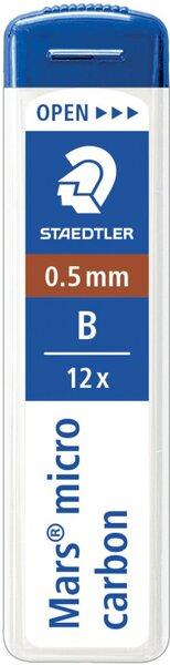 Feinminen Mars micro carbon 0,5mm B, passend für alle Druckbleistifte
