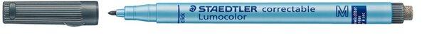 Folienstift Lumocolor correct M sw ca. 1,0mm, wasserlösliche Tinte