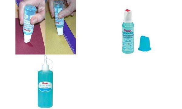 Pentel Flüssigkleber Nachfüll-Flasc he ER-S, Inhalt: 300 ml (5102105)