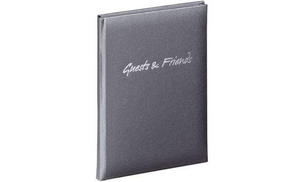 PAGNA Gästebuch Guests & Friends, anthrazit, 144 Seiten (63091110)