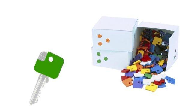 Schlüsselkappen eckig (62027099) 10 Stück / Pg