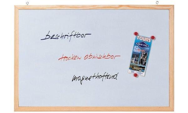 FRANKEN Weißwandtafel mit Holzrahme n, 400 x 300 mm (70011177)