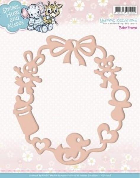 Die - Yvonne Creations - Smiles, Hugs and Kisses - Baby Frame