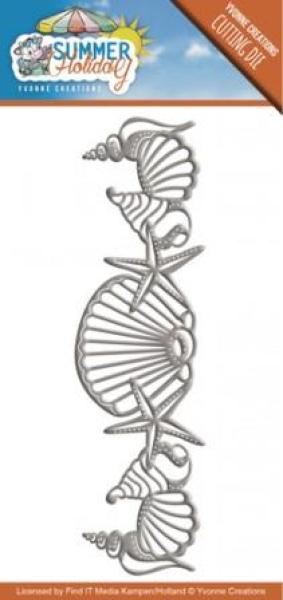 Die - Yvonne Creations - Summer Holiday - Shells Border