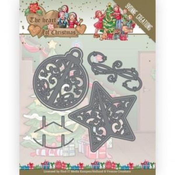 Dies - Yvonne Creations - The Heart of Christmas - Twinkling Decorations