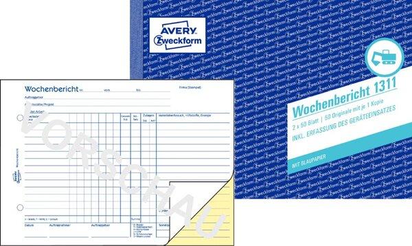 Wochenbericht A5 quer MP 2x50Blatt