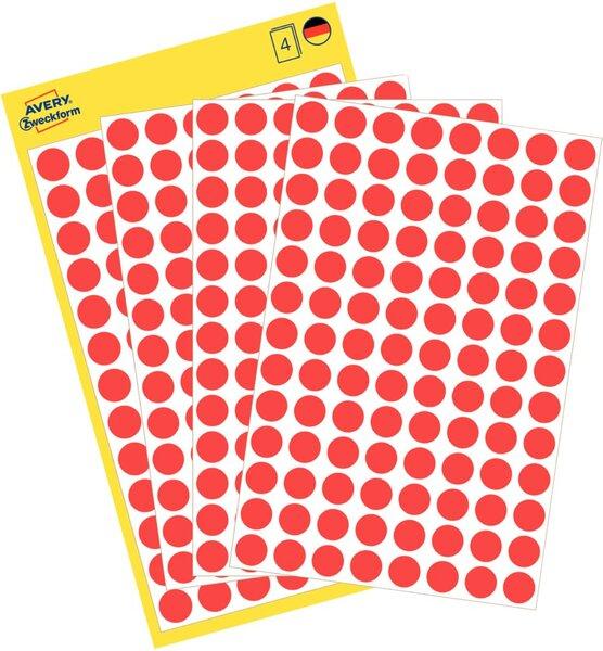 Markierungspunkte, rot, 8mm