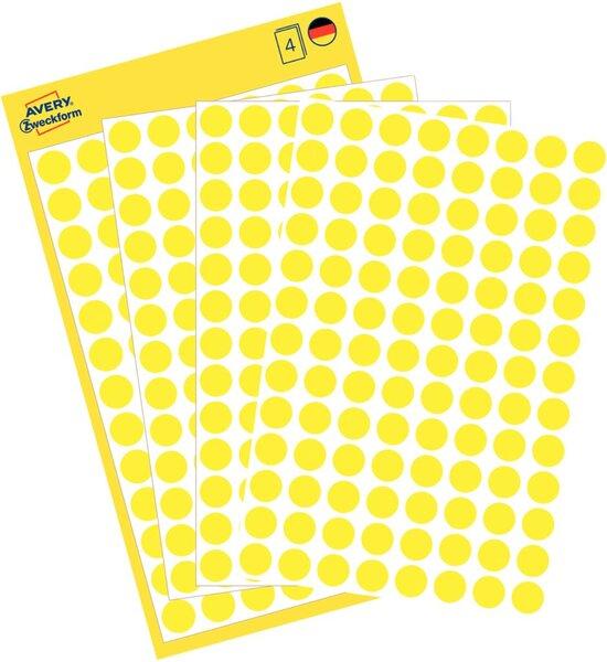 Markierungspunkte, gelb, 8mm