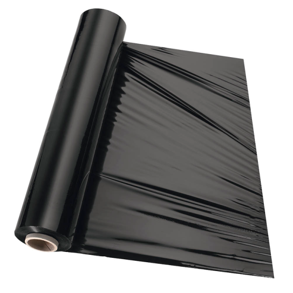 Handstretchfolie schwarz 23my 500mmx300m