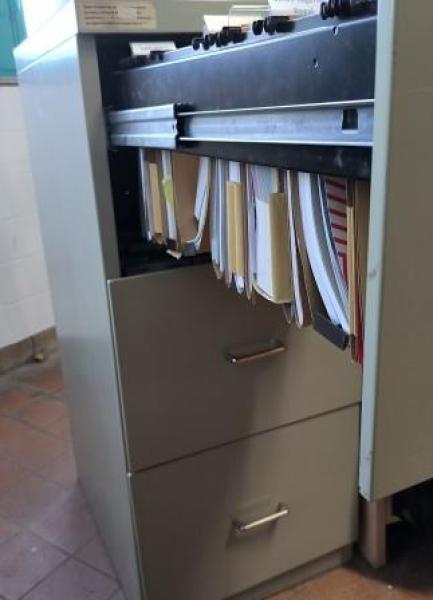 Hängeregistraturschrank Metall 3 Schübe   leer