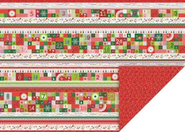 Karton 50x70cm 300g Christ. Red