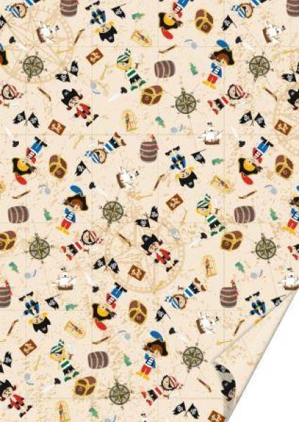 Bastelkarton 50 x 70 cm 300g Pirat
