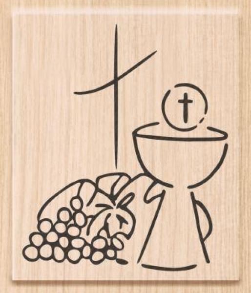 Stempel Kelch, Brot, Wein