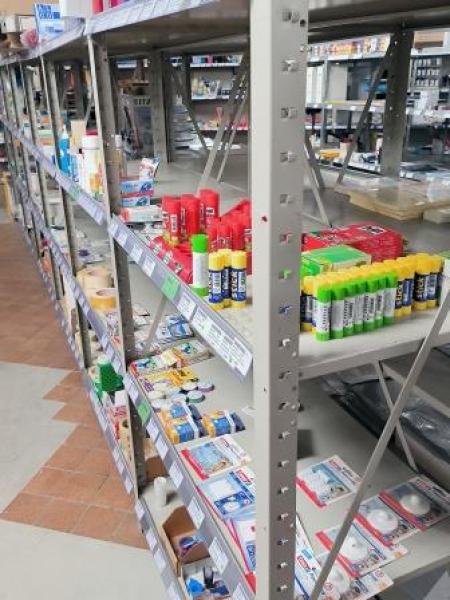 Schwerlaststeckregal 6 x 1,65 x 1 m doppelreihig  leer